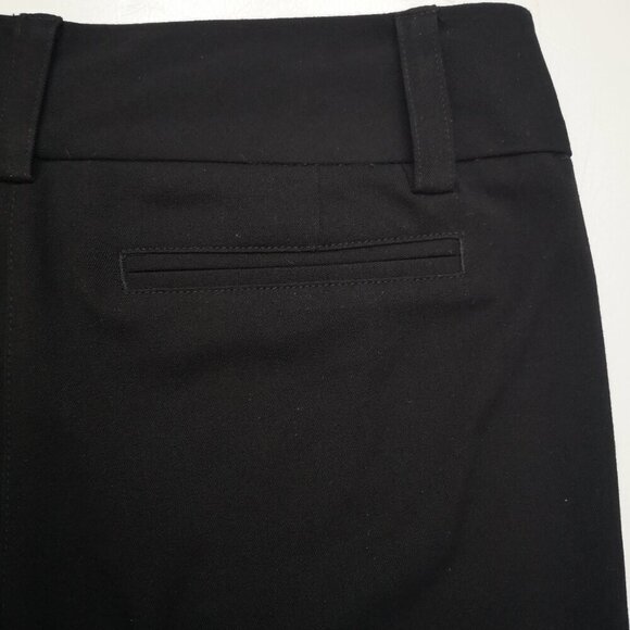 Guess Ladies Size 31 Waist Black Flare Leg Zipper & 2 Clasp Closure Pants - Picture 10 of 13